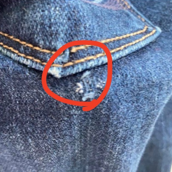 Quality denim X2 “ fit and flare” dark wash flare leg wide leg boot cut sz 2 L - Picture 8 of 17